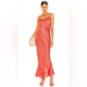 Saloni Mimi Silk Slip Dress - Pink - Size 0